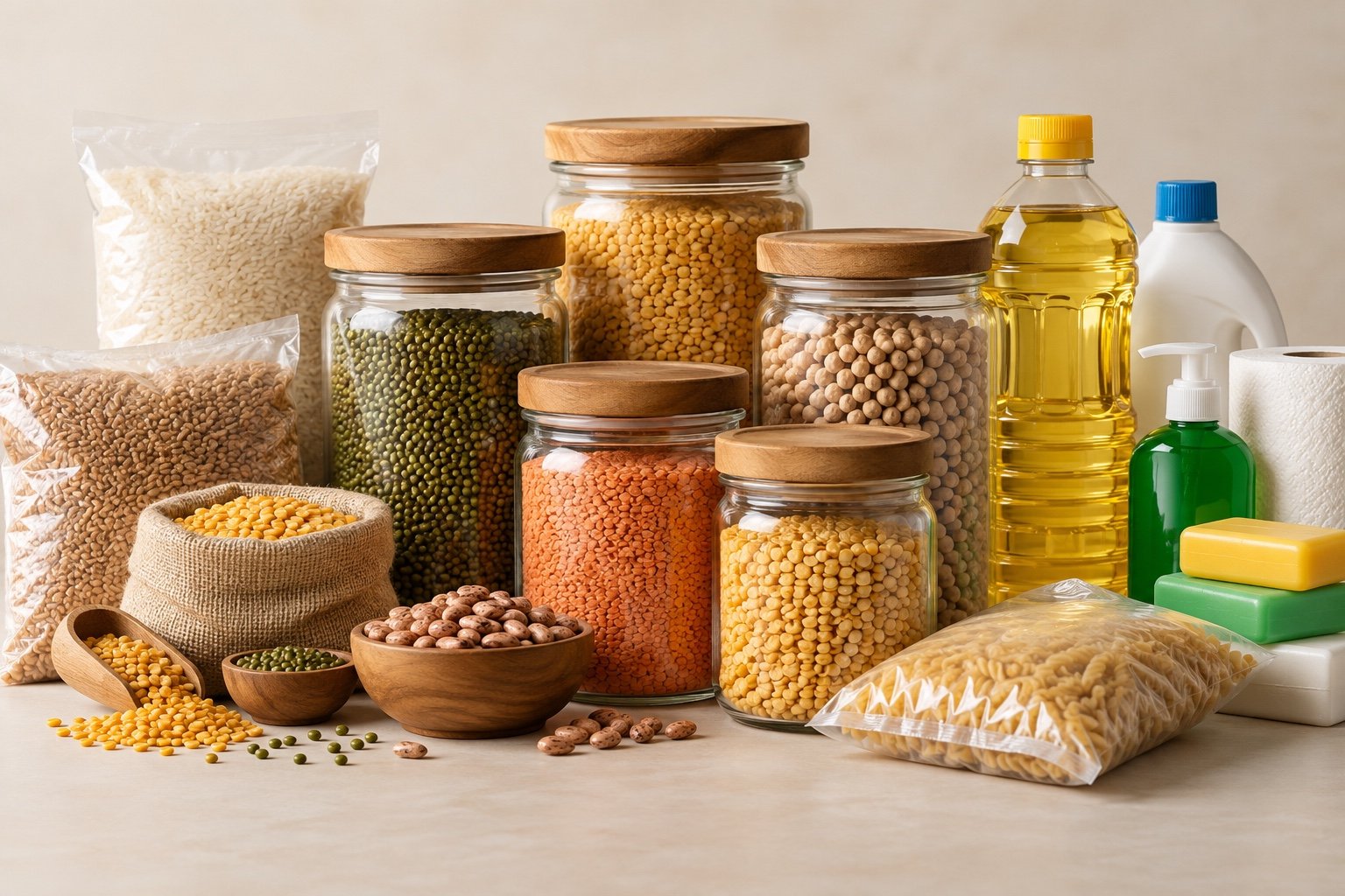 Groceries & household