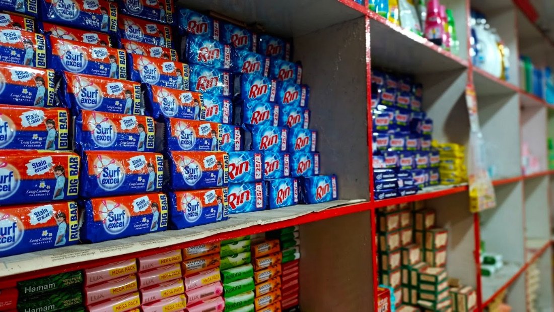 Soaps & detergents at Sarvajana Stores, Pappampatti