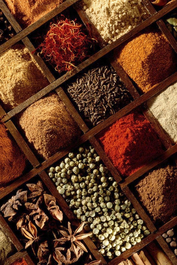 Spices & masalas at Sarvajana Stores, Pappampatti