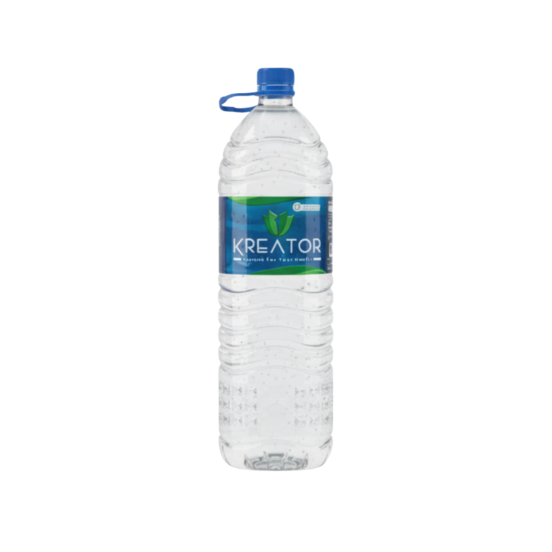 2L packaged drinking water bottle